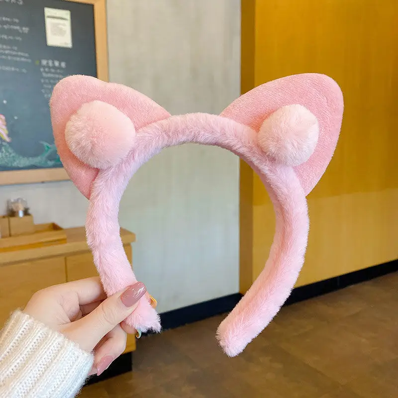 Cute Cartoon Headband with Rabbit Face Wash - Image 55