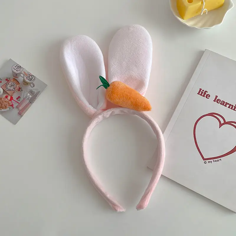 Cute Cartoon Headband with Rabbit Face Wash - Image 63