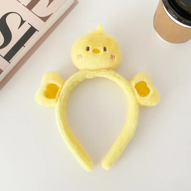 Cute Cartoon Headband with Rabbit Face Wash - Image 78