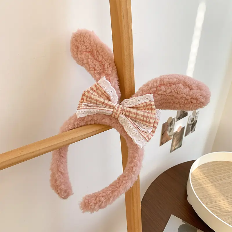 Cute Cartoon Headband with Rabbit Face Wash - Image 8