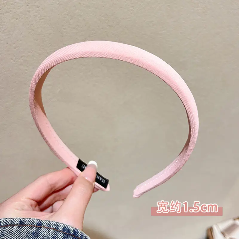Pink Adjustable Skull Headband 3.3cm