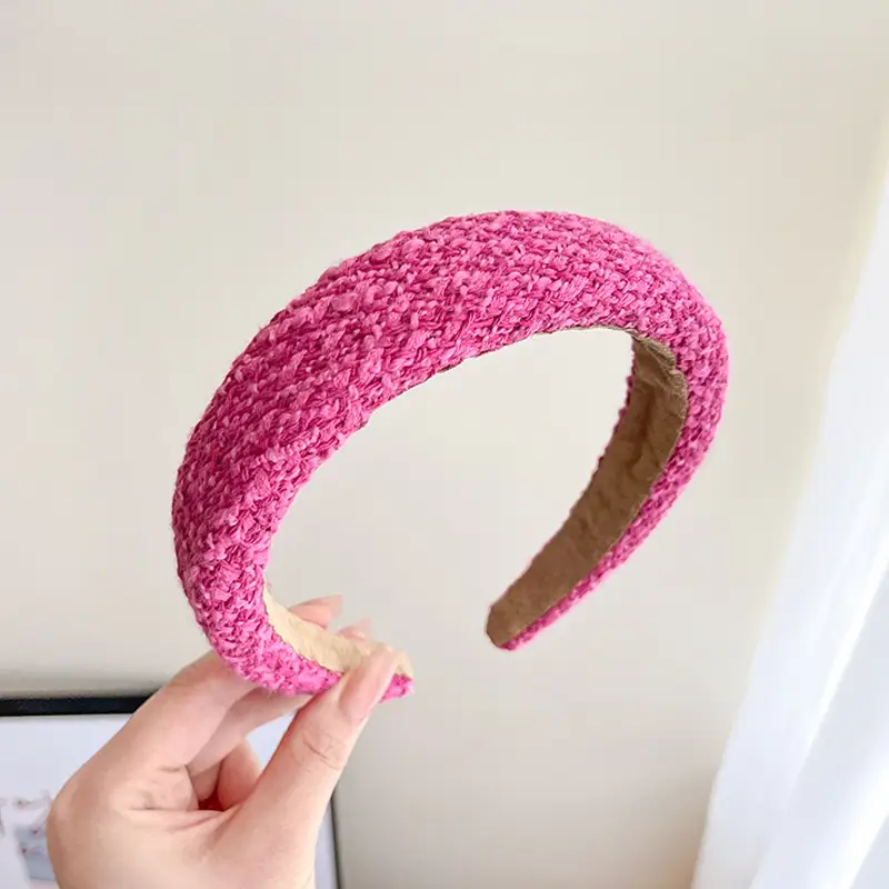 Pink Adjustable Skull Headband 3.3cm