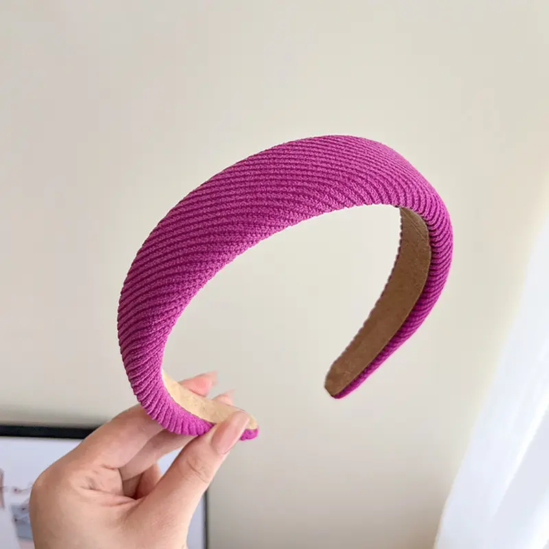 Pink Adjustable Skull Headband 3.3cm