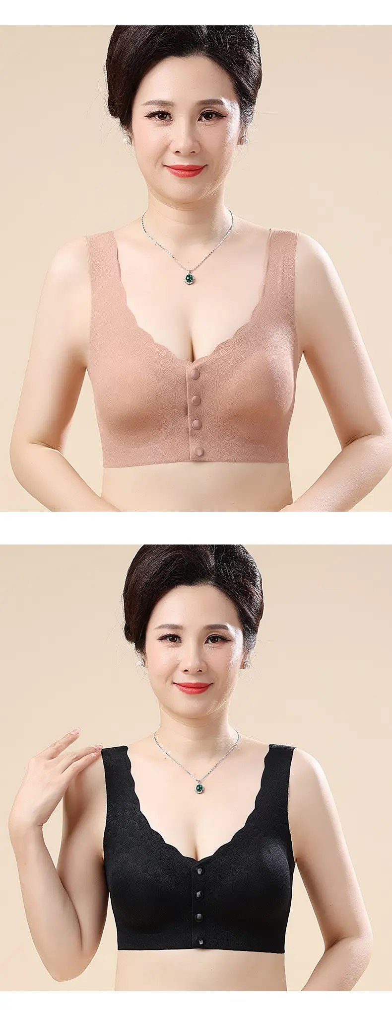 Middle-aged Elastic Underwear No Steel Ring — feature 21