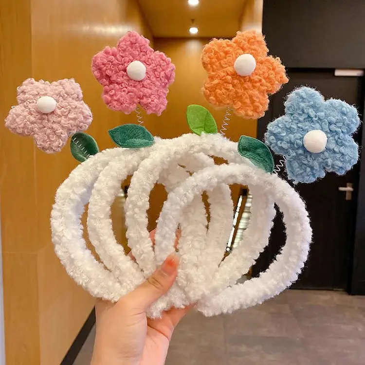 Plush Hair Pressure Band for Women Sweet Design - Image 116