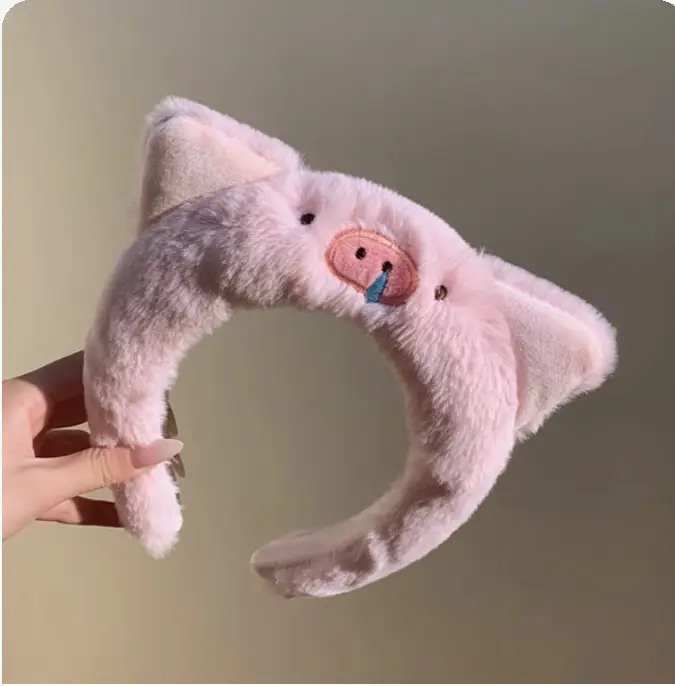 Plush Hair Pressure Band for Women Sweet Design - Image 106