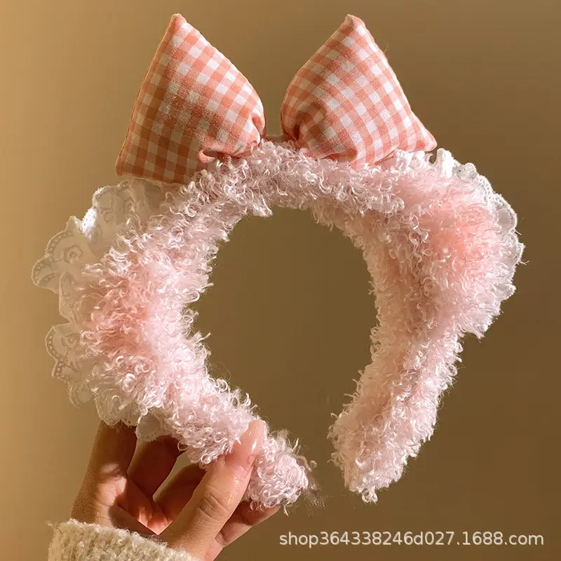 Plush Hair Pressure Band for Women Sweet Design - Image 113