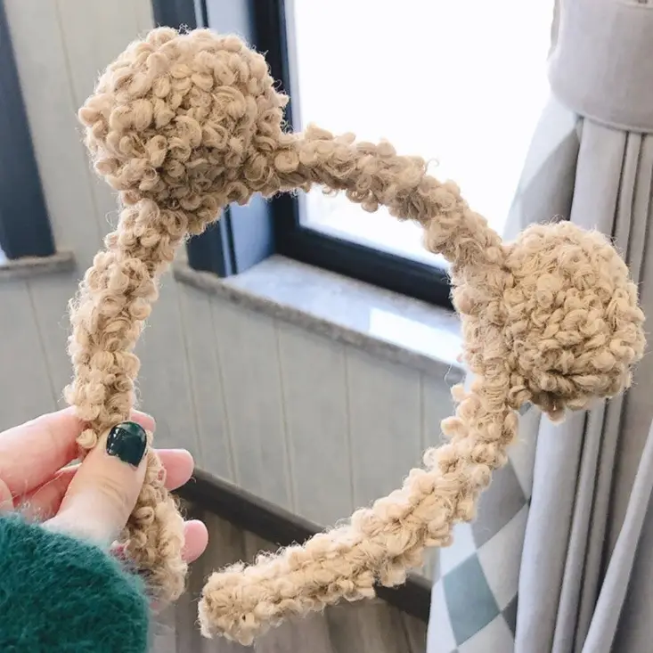 Plush Hair Pressure Band for Women Sweet Design - Image 33