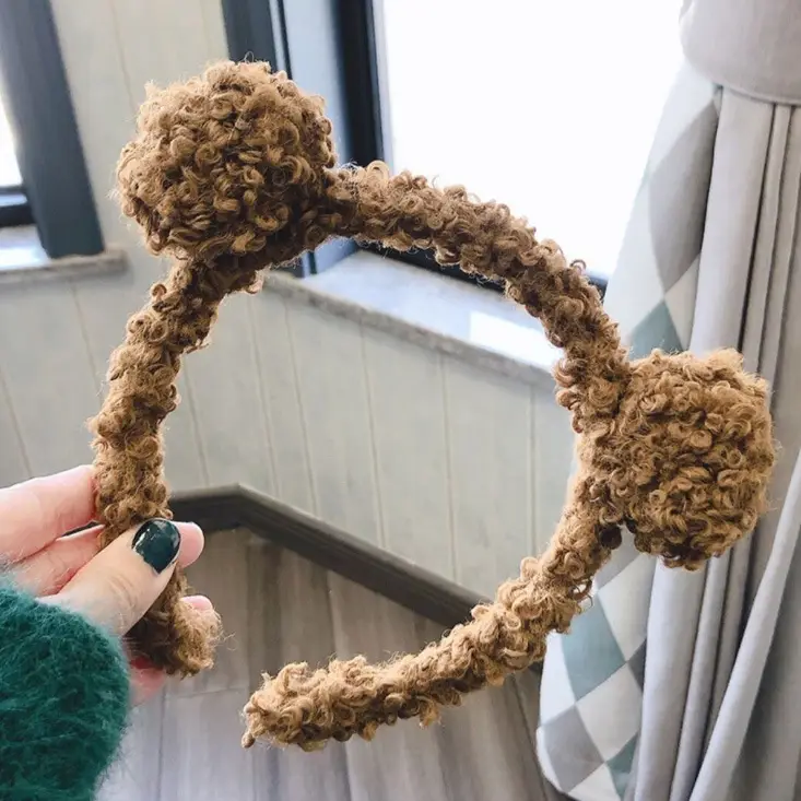 Plush Hair Pressure Band for Women Sweet Design - Image 37