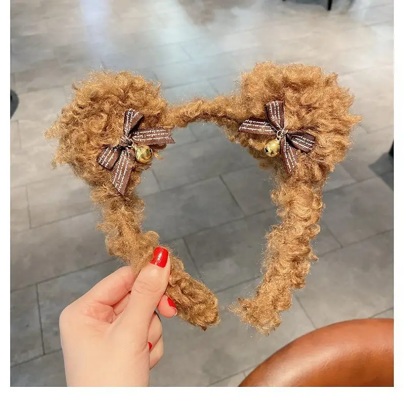 Plush Hair Pressure Band for Women Sweet Design - Image 63