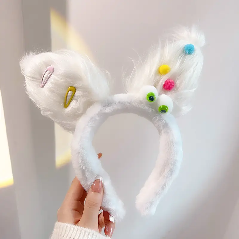 Plush Hair Pressure Band for Women Sweet Design - Image 65
