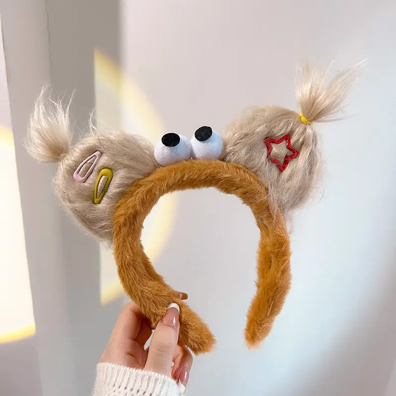 Plush Hair Pressure Band for Women Sweet Design - Image 68