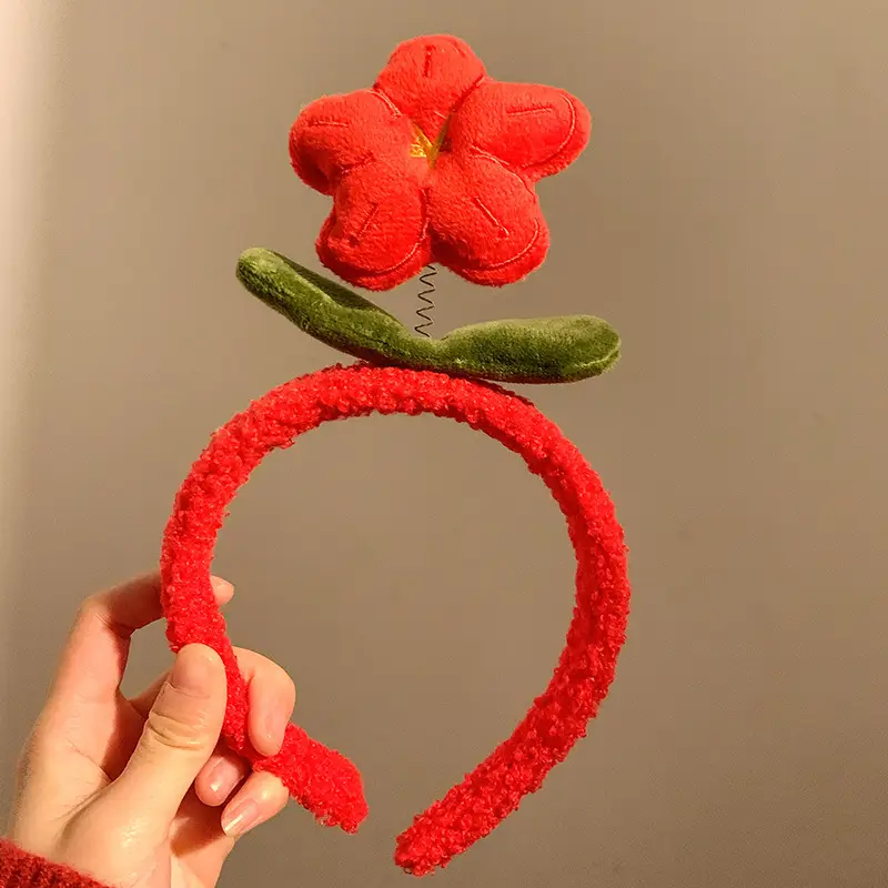 Plush Hair Pressure Band for Women Sweet Design - Image 91