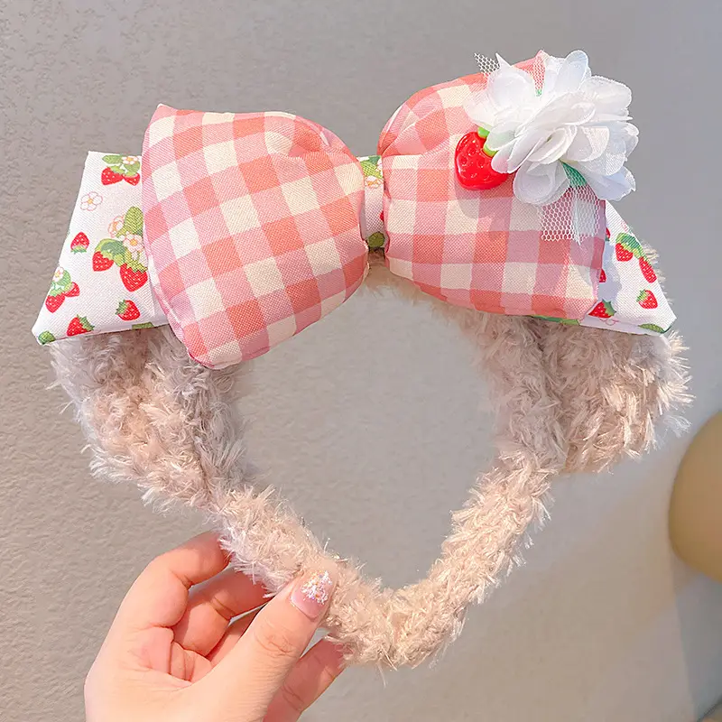 Plush Hair Pressure Band for Women Sweet Design - Image 93