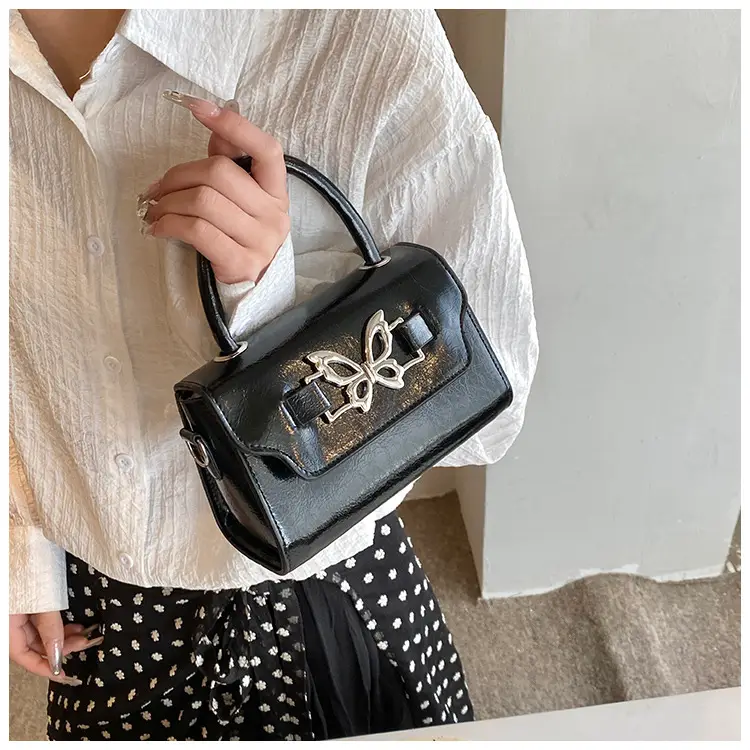 Silver Butterfly Bow Shoulder Crossbody Bag — feature 16