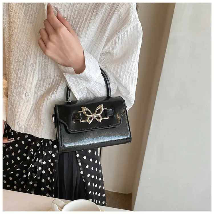 Silver Butterfly Bow Shoulder Crossbody Bag — feature 17