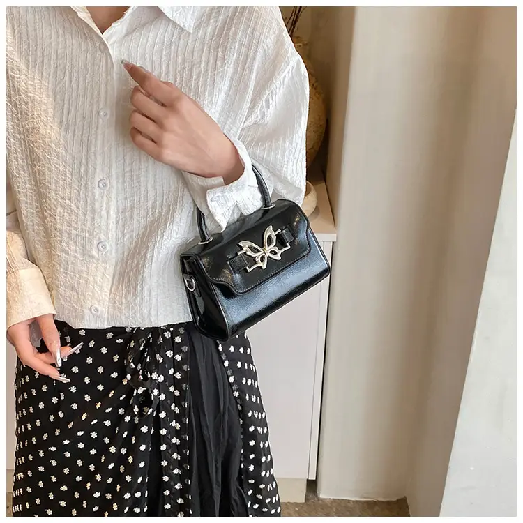 Silver Butterfly Bow Shoulder Crossbody Bag — feature 18