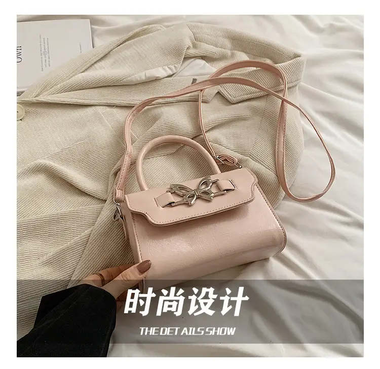 Silver Butterfly Bow Shoulder Crossbody Bag — feature 3