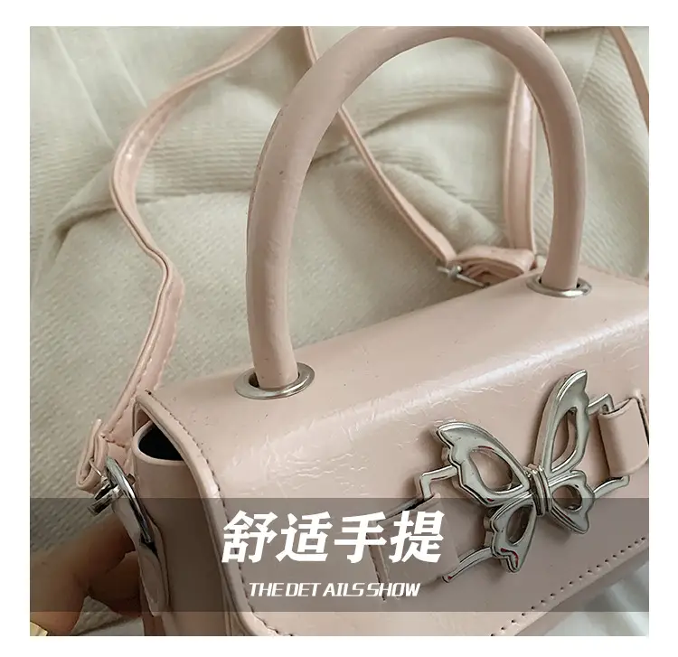 Silver Butterfly Bow Shoulder Crossbody Bag — feature 4