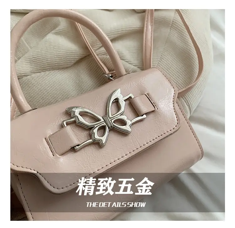 Silver Butterfly Bow Shoulder Crossbody Bag — feature 5