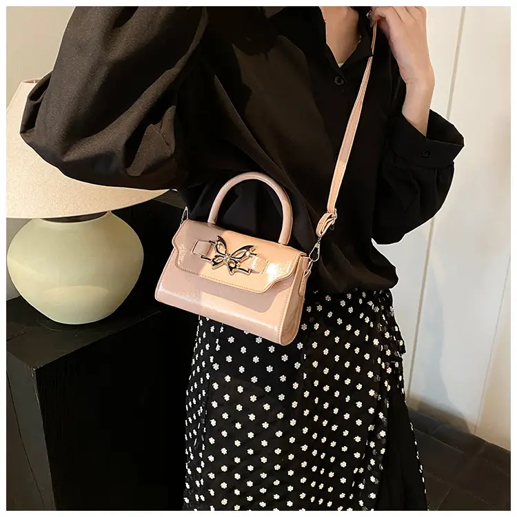 Silver Butterfly Bow Shoulder Crossbody Bag — feature 8