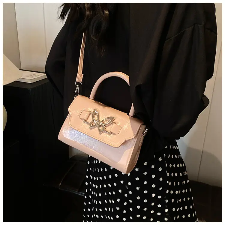 Silver Butterfly Bow Shoulder Crossbody Bag — feature 9