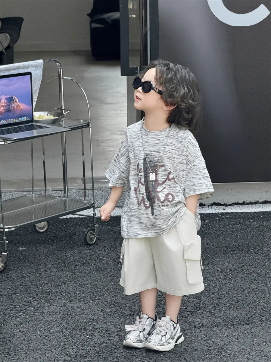 Boys Summer T-Shirt Loose Sleeve 2025 Kids — feature 21