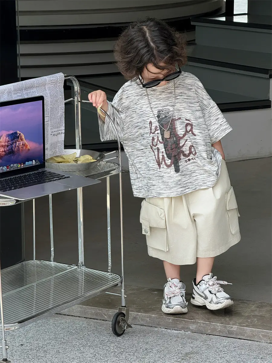Boys Summer T-Shirt Loose Sleeve 2025 Kids — feature 23