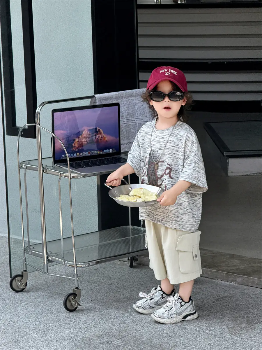 Boys Summer T-Shirt Loose Sleeve 2025 Kids — feature 25