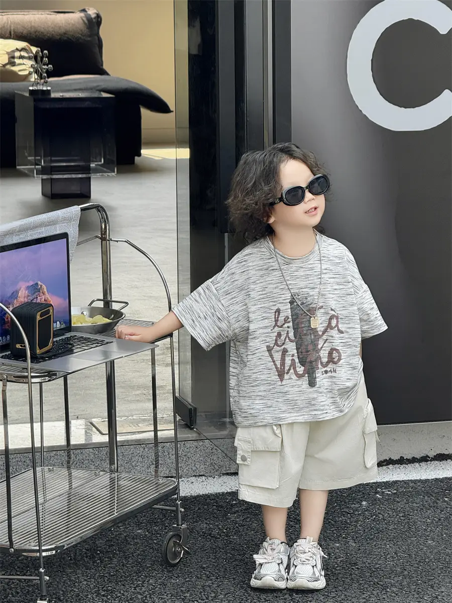 Boys Summer T-Shirt Loose Sleeve 2025 Kids — feature 8