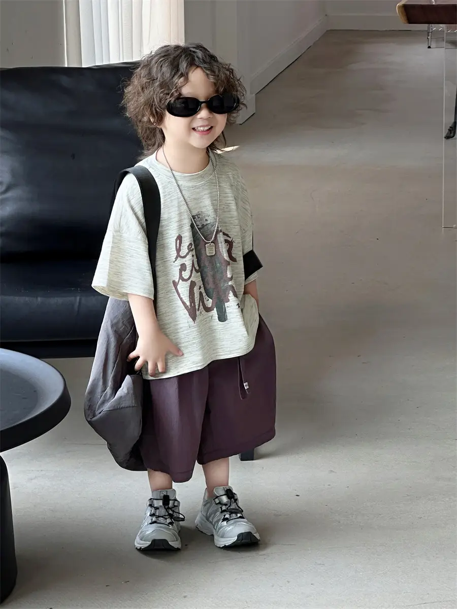 Boys Summer T-Shirt Loose Sleeve 2025 Kids — feature 9