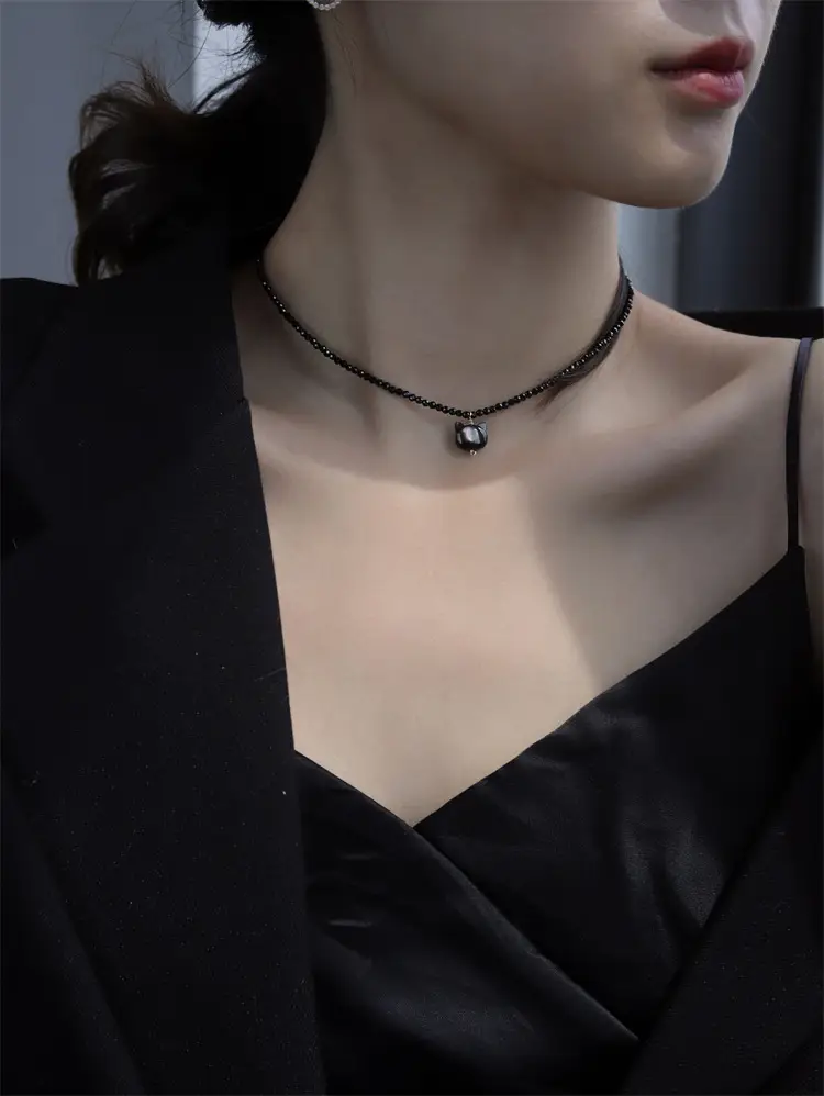 Cute Black Cat Plated Necklace for Women — feature 2