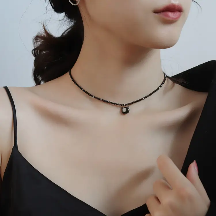 Cute Black Cat Plated Necklace for Women — feature 3