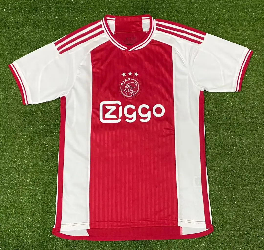 Ajax Doodle Edition Jersey 23-24Ajax Game Special Edition Unpopular Plus Size Short Sleeve Soccer Suit for Men