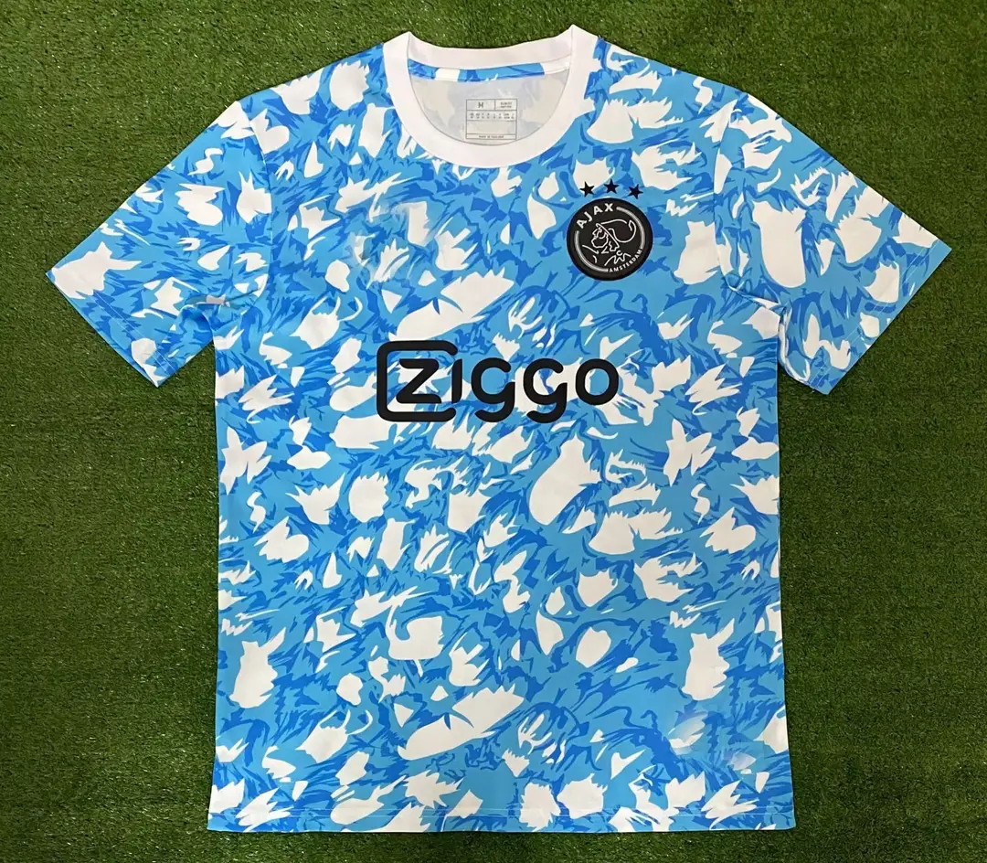 Ajax Doodle Edition Jersey 23-24Ajax Game Special Edition Unpopular Plus Size Short Sleeve Soccer Suit for Men