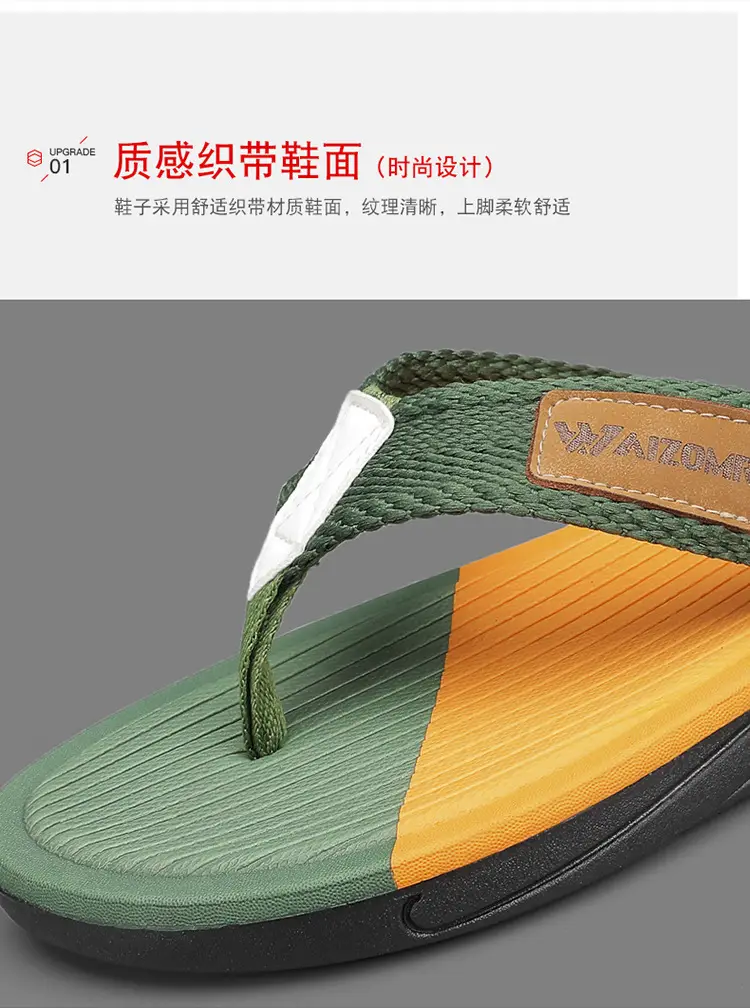 Cross-border EVA men's summer wear non-slip beach men's household flip-flops Thailand Vietnam tide slippers — feature 6