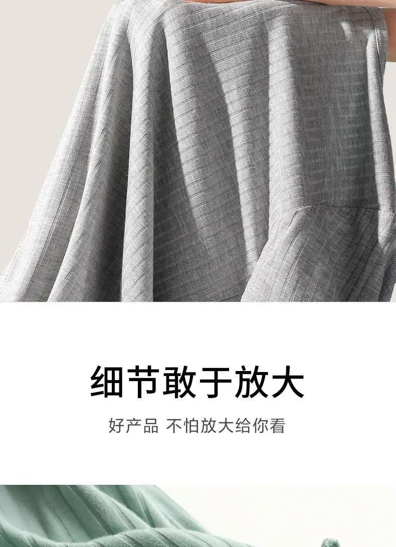 Luna Breastfeeding Short-sleeved Shorts suit Pregnant Women Pajamas Summer Thin Postpartum Home Clothes Two-piece Breastfeeding Clothes — feature 17