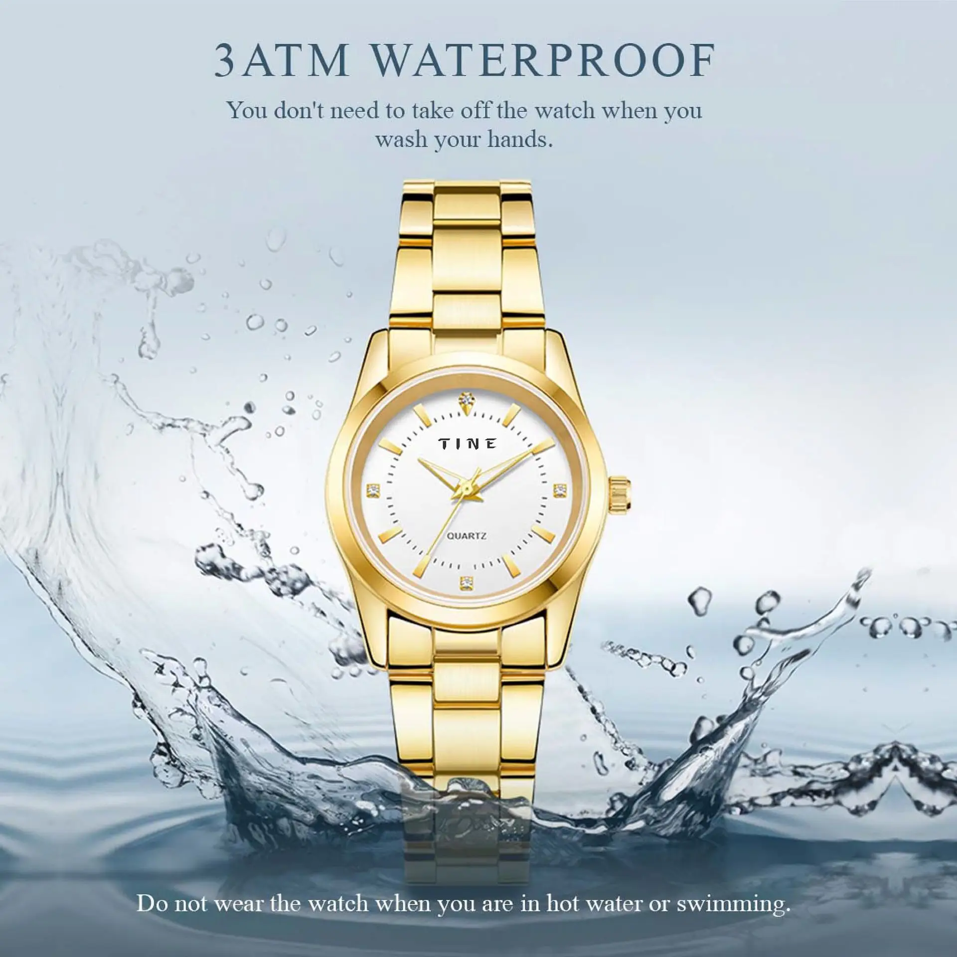 Tine Gold Quartz Women's Watch 30mm — feature 3