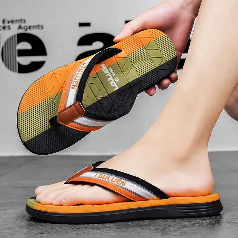 2024 Men's Korean Style Non-Slip Beach Sandals - Image 7