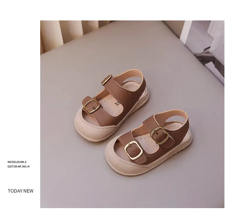Boys' Soft Sandals with Toe Protection & Anti-Kick Design — feature 16