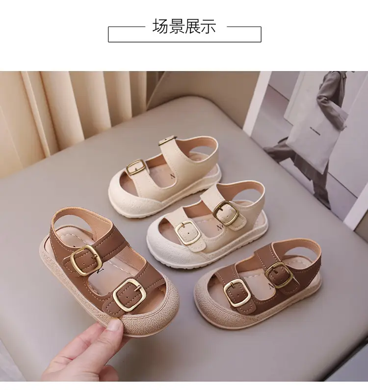 Boys' Soft Sandals with Toe Protection & Anti-Kick Design — feature 7