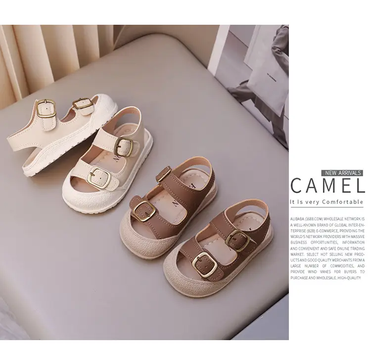 Boys' Soft Sandals with Toe Protection & Anti-Kick Design — feature 8