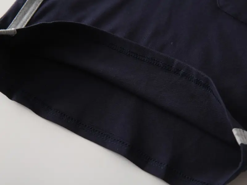 Kids Polo Shirt Navy Grey Sleeve Korean Style 2024 β feature 11