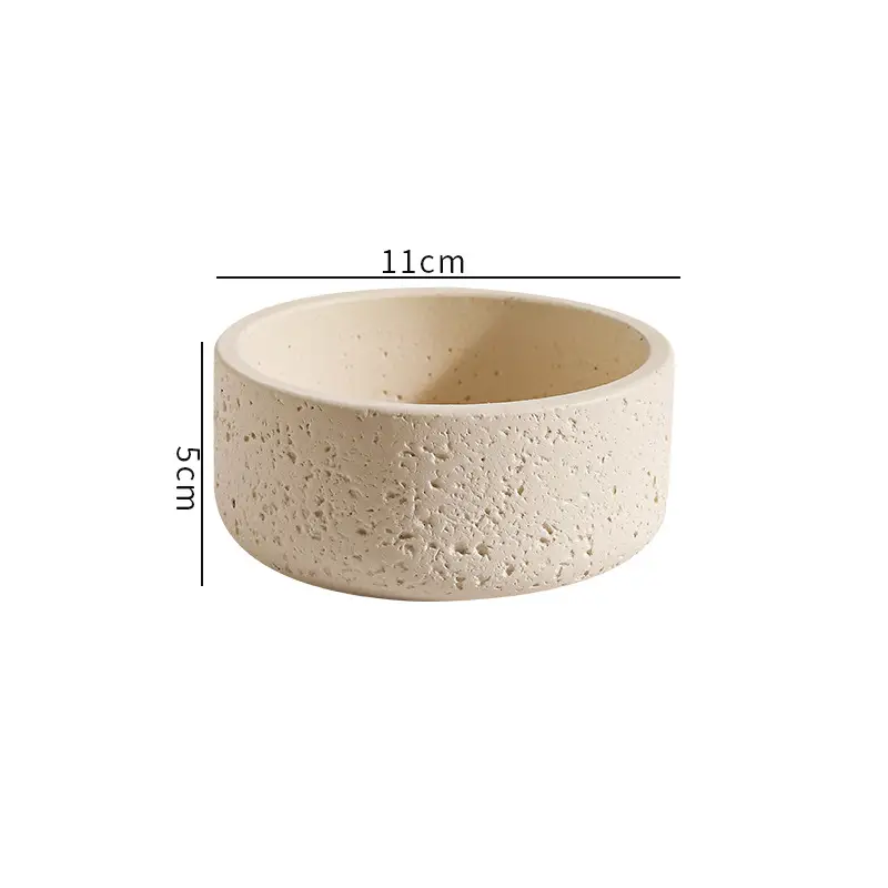Cross-Border Hot Selling Custard Creative Stone Pattern Cement Succulent Flower Pot Office Home Desktop Green Plant Flower Pot Manufacturer Wholesale