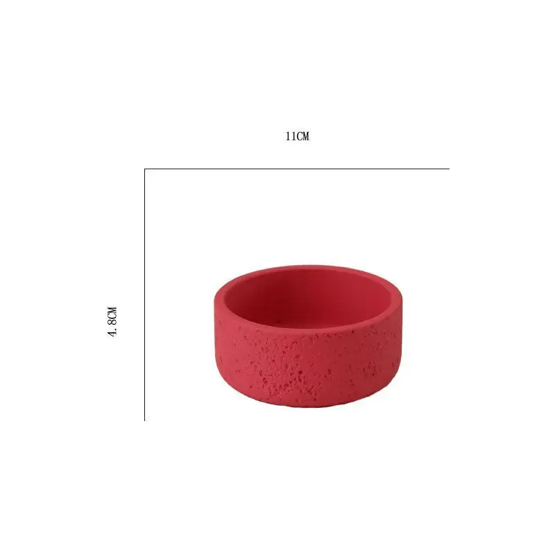 Cross-Border Hot Selling Custard Creative Stone Pattern Cement Succulent Flower Pot Office Home Desktop Green Plant Flower Pot Manufacturer Wholesale