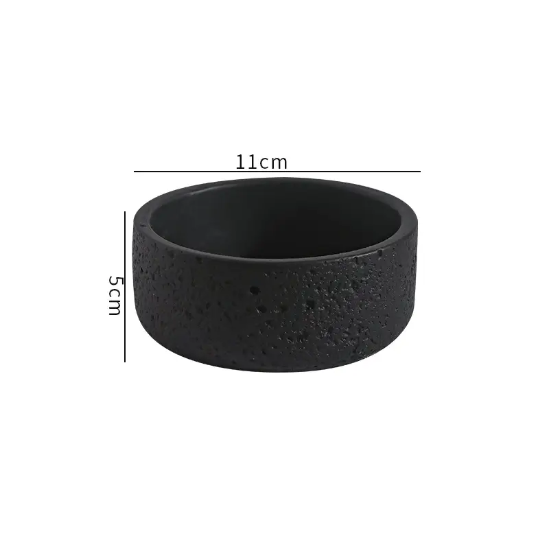 Cross-Border Hot Selling Custard Creative Stone Pattern Cement Succulent Flower Pot Office Home Desktop Green Plant Flower Pot Manufacturer Wholesale