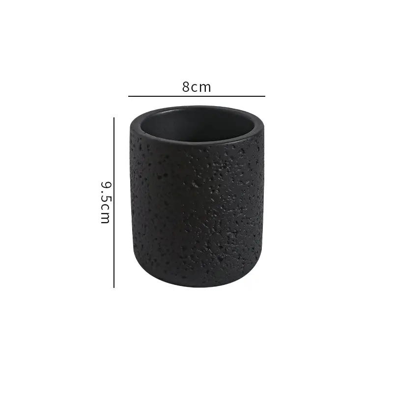 Cross-Border Hot Selling Custard Creative Stone Pattern Cement Succulent Flower Pot Office Home Desktop Green Plant Flower Pot Manufacturer Wholesale