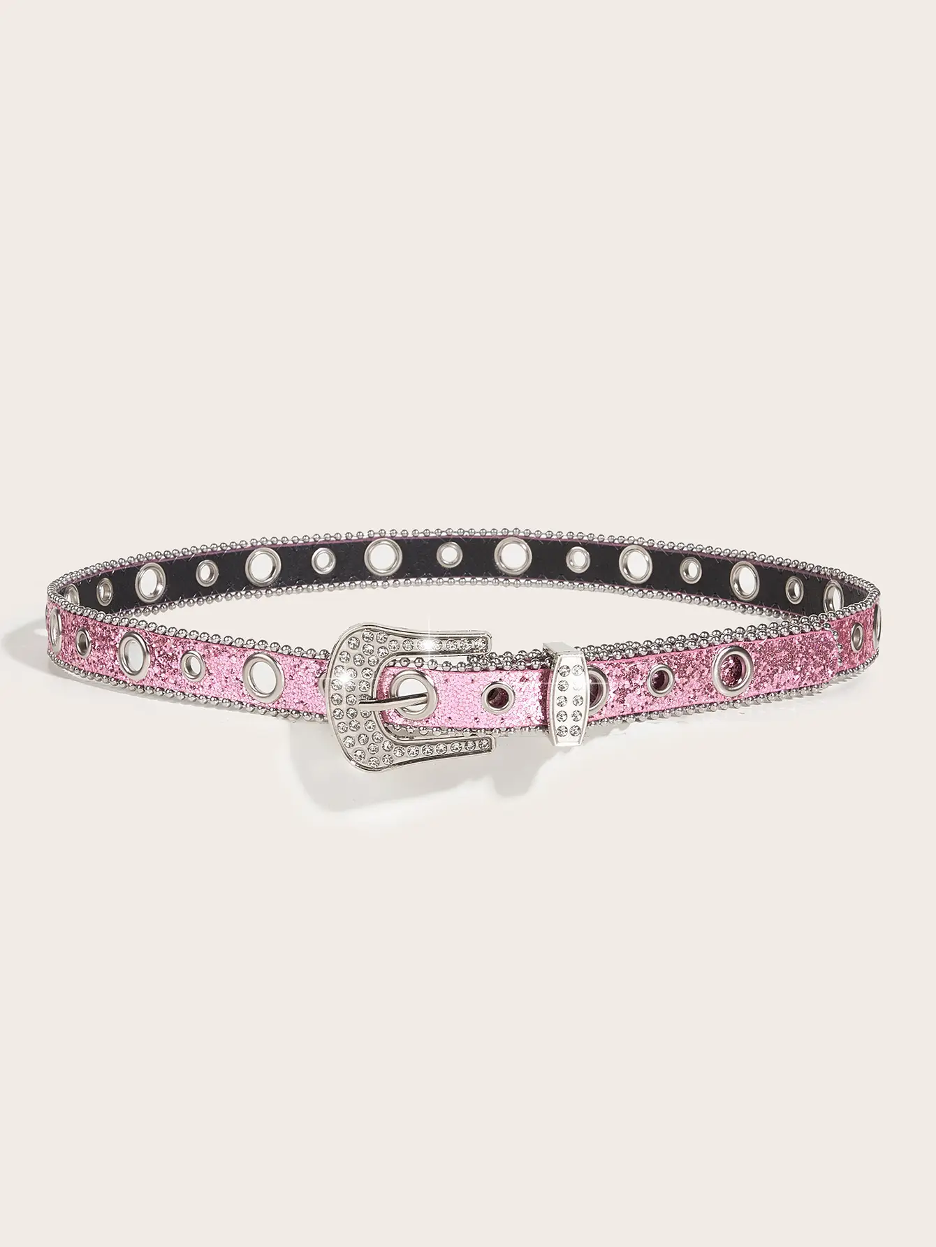 Rhinestone Belt Women's Ins Style Thin Belt Decoration — feature 11