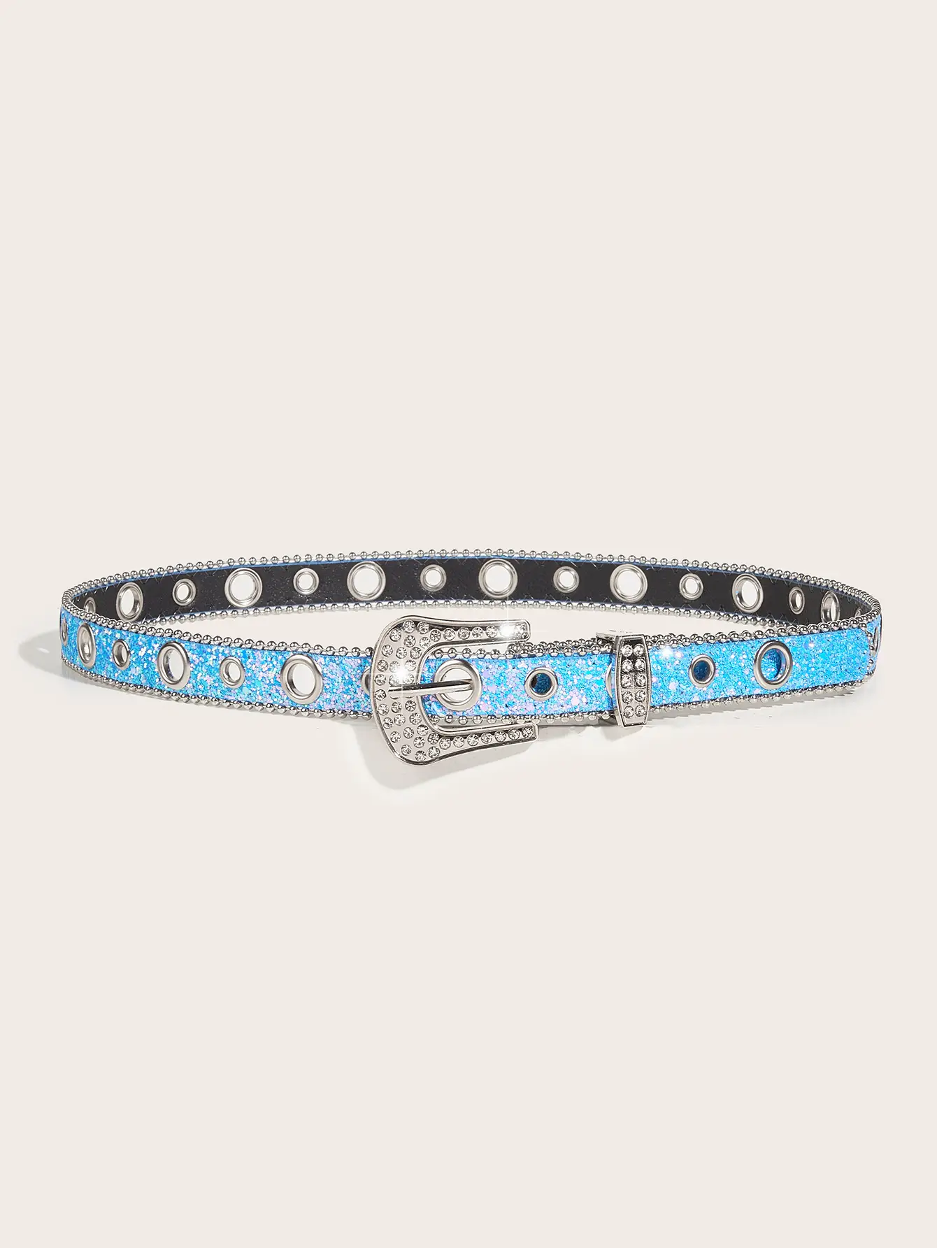 Rhinestone Belt Women's Ins Style Thin Belt Decoration — feature 19