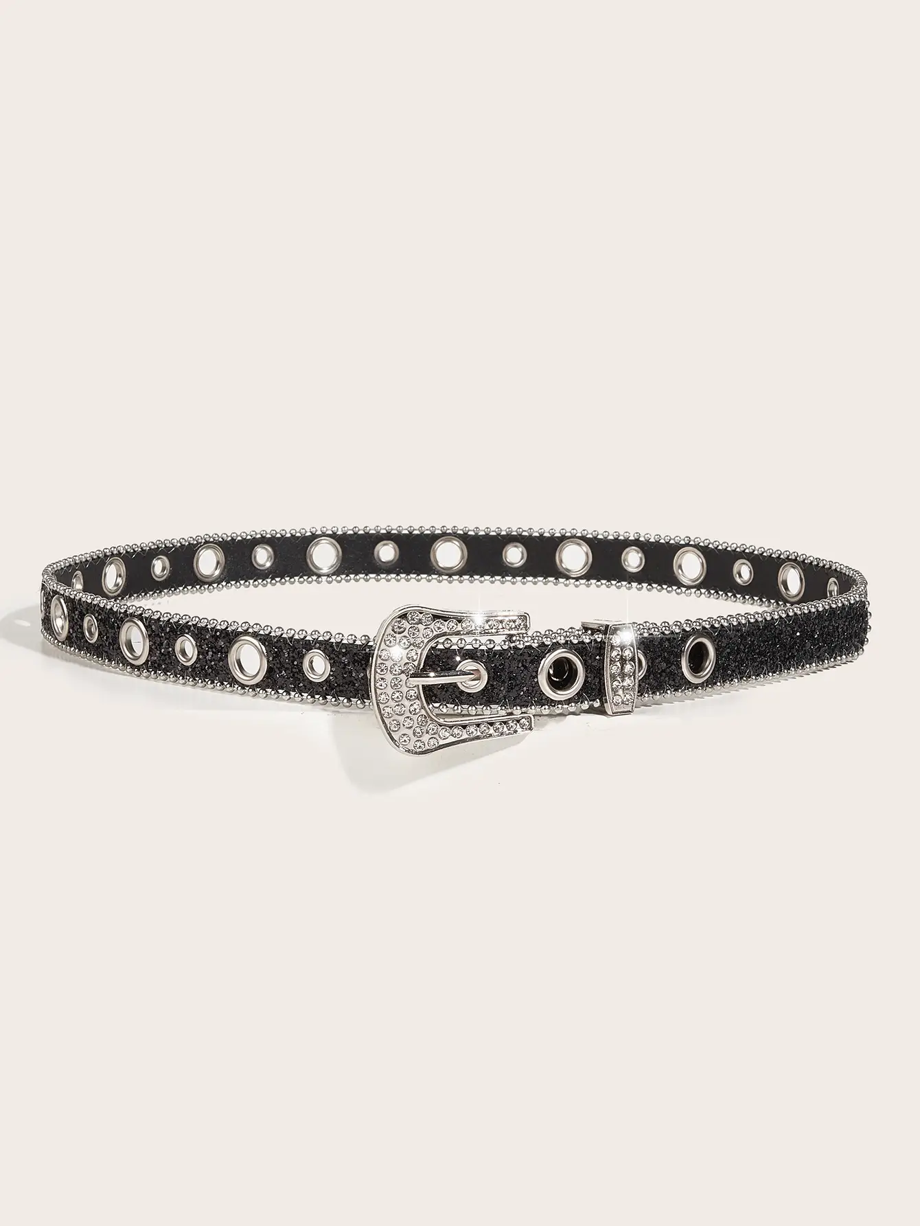 Rhinestone Belt Women's Ins Style Thin Belt Decoration — feature 7